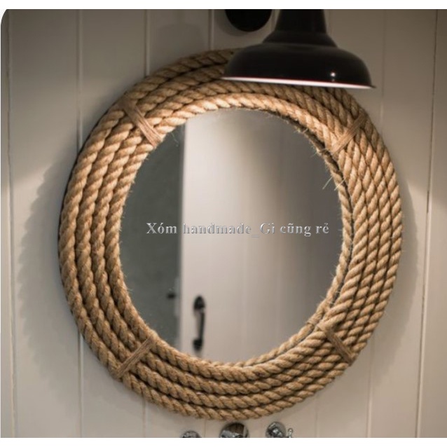 Dây thừng 10mm, dài 5m, dây thừng trang trí, dây đay, làm đồ handmade, decor, sỉ dây thừng