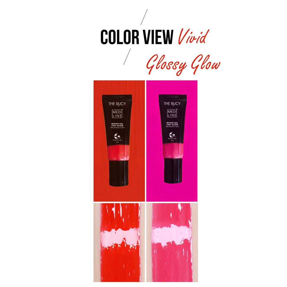 Son dưỡng môi The Rucy Medi Line Water Gel Tint Vivid Glossy Glow 10ml