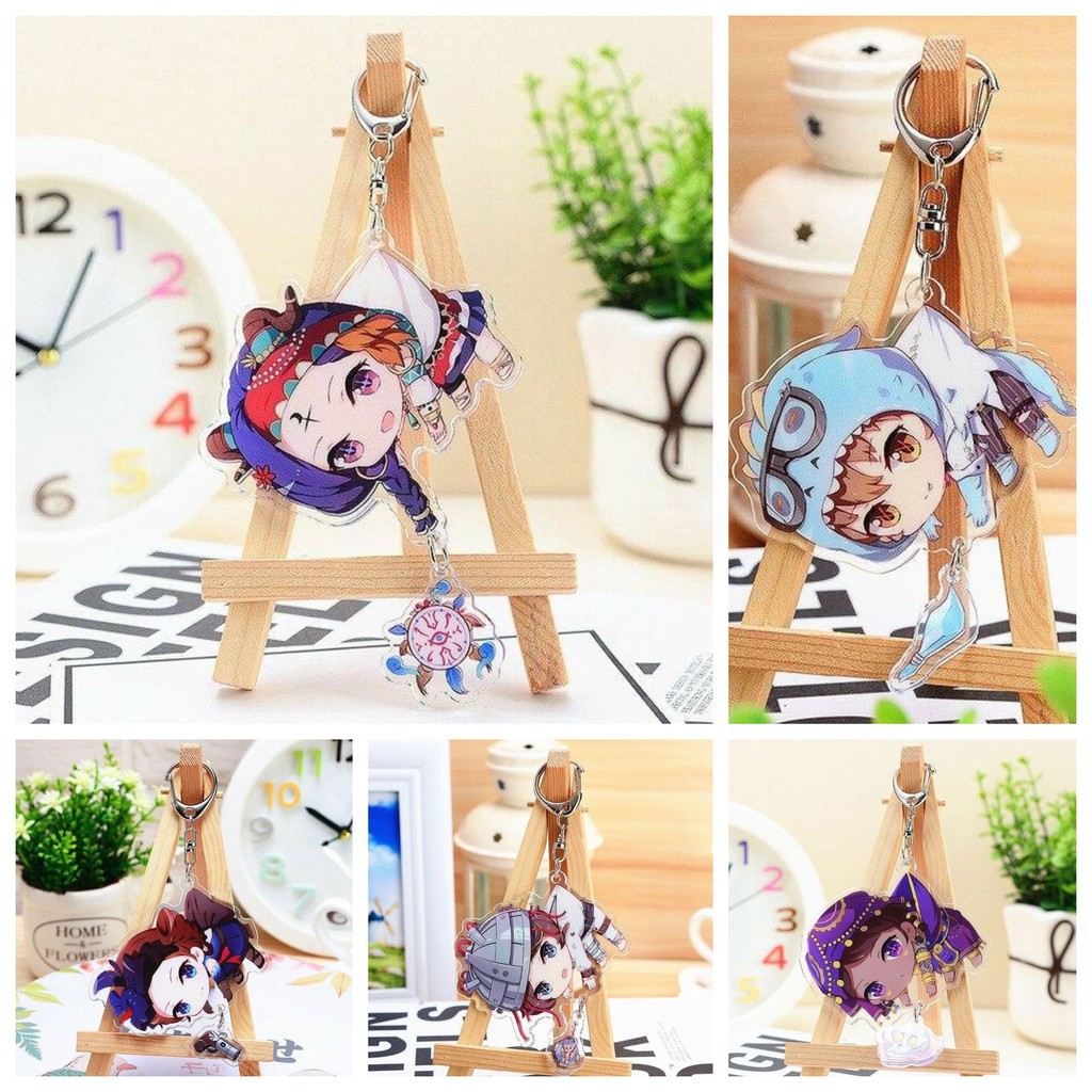 ( Mica trong acrylic ) ( Mẫu 3) Móc khóa anime Identity V Nhân cách thứ năm ver treo chibi anime M03
