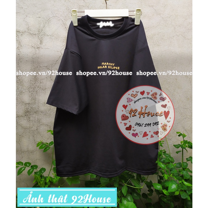 Áo phông tay lỡ unisex mặt trăng hot trend cá tính dáng rộng