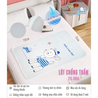 Tấm lót chống thấm Goodmama hàng cao cấp an toàn cho Bé Tấm lót chống thấm Goodmama
