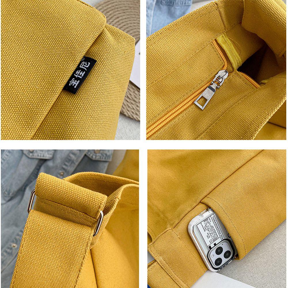 Túi Đeo Vai Chất Liệu Cotton Phong Cách Cổ Điển Thời Trang