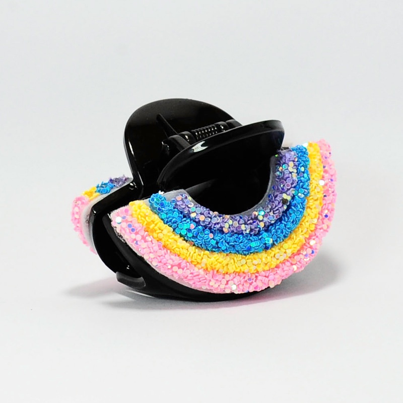 Kẹp Tóc Màu Sắc Cầu Vồng Phong Cách Hàn Quốc Dễ Thương