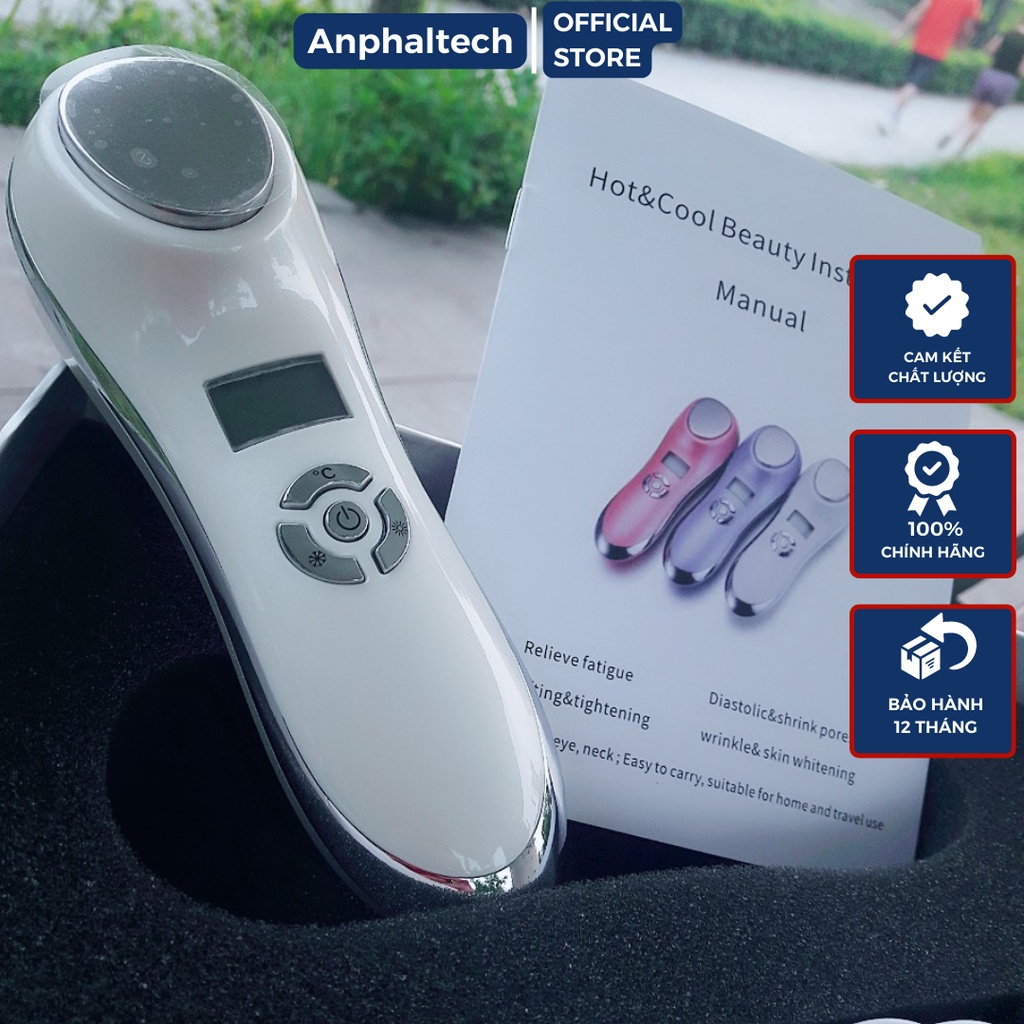 MÁY MASSAGE MẶT ĐIỆN DI DƯỠNG CHẤT NÓNG LẠNH