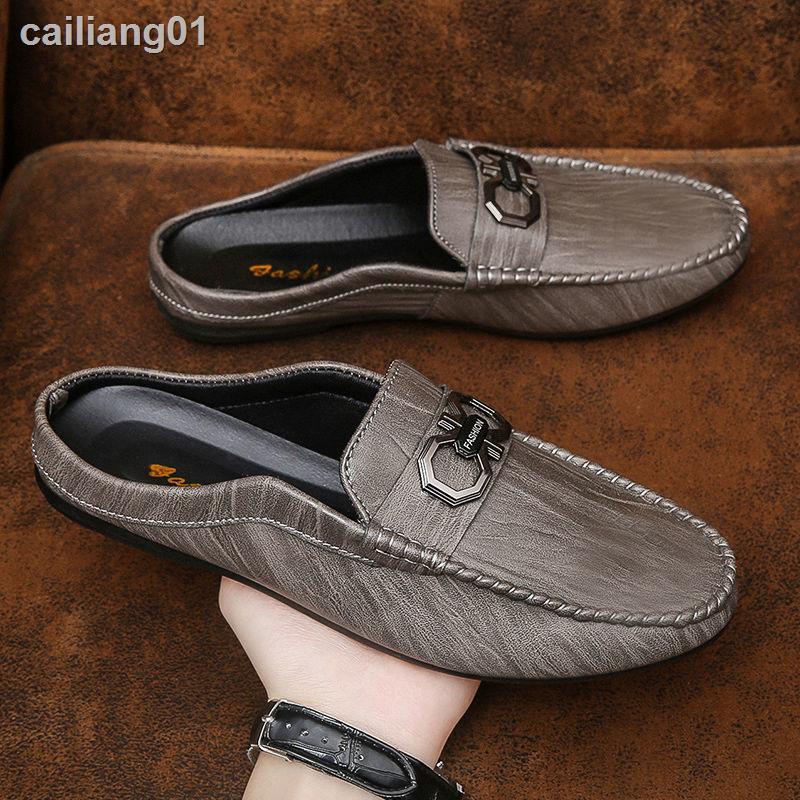 ☏✌✟Giày Lười Da Thoáng Khí Phong Cách Hàn Quốc Thời Trang Cho Nam