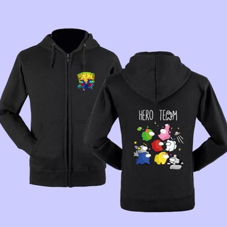BST áo khoác - Hoodie Hero Team - Mini World cực chất - có size trẻ em