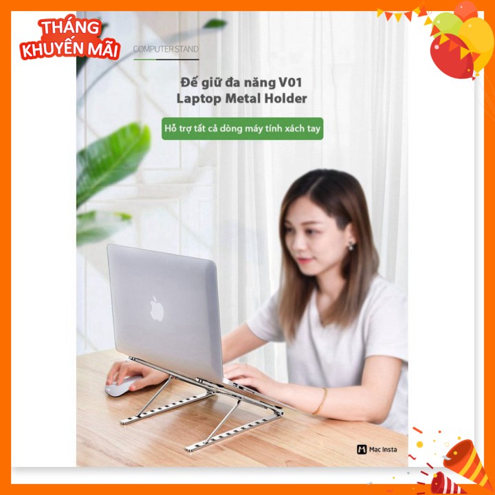 🔖[HnL]   Đế giữ đa năng V01 Laptop Metal Holder