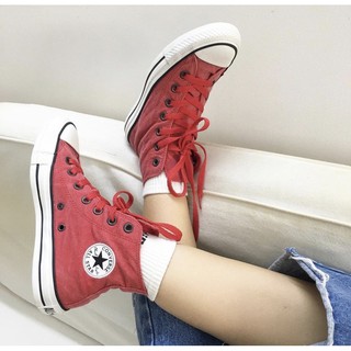 Giày Converse Đỏ Denim Limited High Real2hand