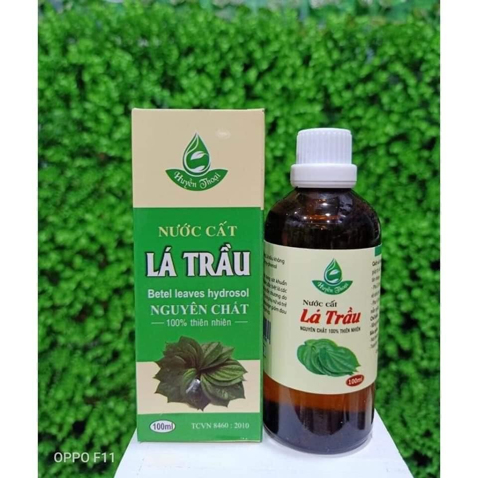 Nước cất LÁ TRẦU Huyền Thoại 100% thiên nhiên (100ml)