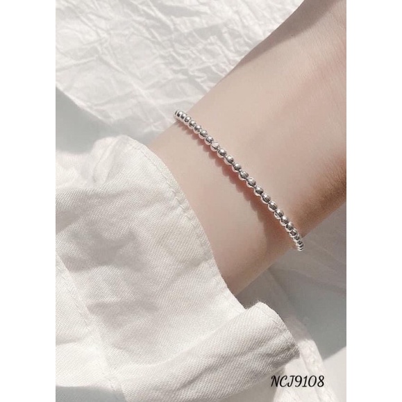 lắc tay bi, lắc tay nữ bạc chuẩn