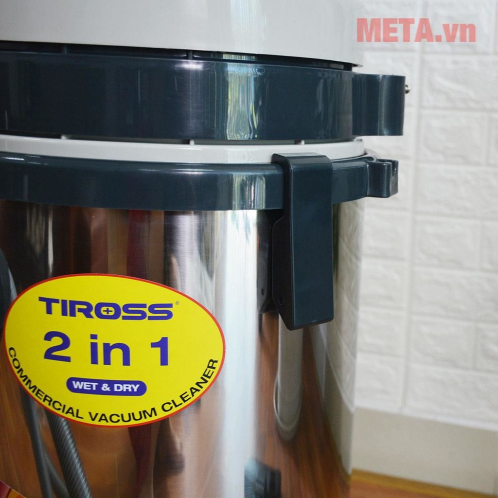 Máy hút bụi công nghiệp ướt và khô Tiross TS9303 (38 lít, 1.600W)
