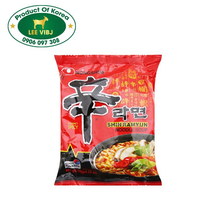 5 Gói Mì Shin Ramyun Cay Nongshim Hàn Quốc (120g / gói) | BigBuy360 - bigbuy360.vn