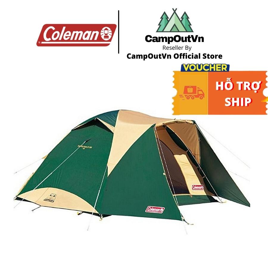 Lều cắm trại coleman campoutvn lều cắm trại du lịch dã ngoại Nhật Tough Open 2-Room House A052