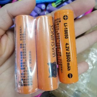 2 quả pin sạc 18650 4.2v