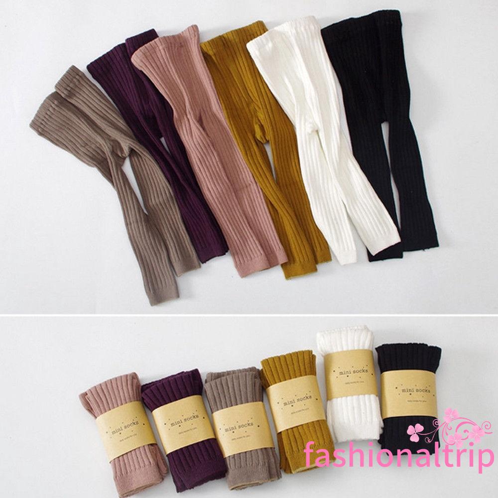 Quần tất cotton giữ ấm dễ thương cho bé