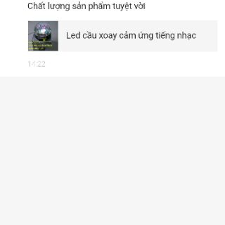 Led cầu xoay cảm ứng tiếng nhạc