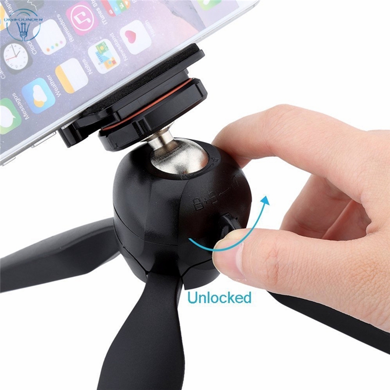 Đế ba chân có giá đỡ mini cho camera/điện thoại với vít tiêu chuẩn 1/4" | BigBuy360 - bigbuy360.vn