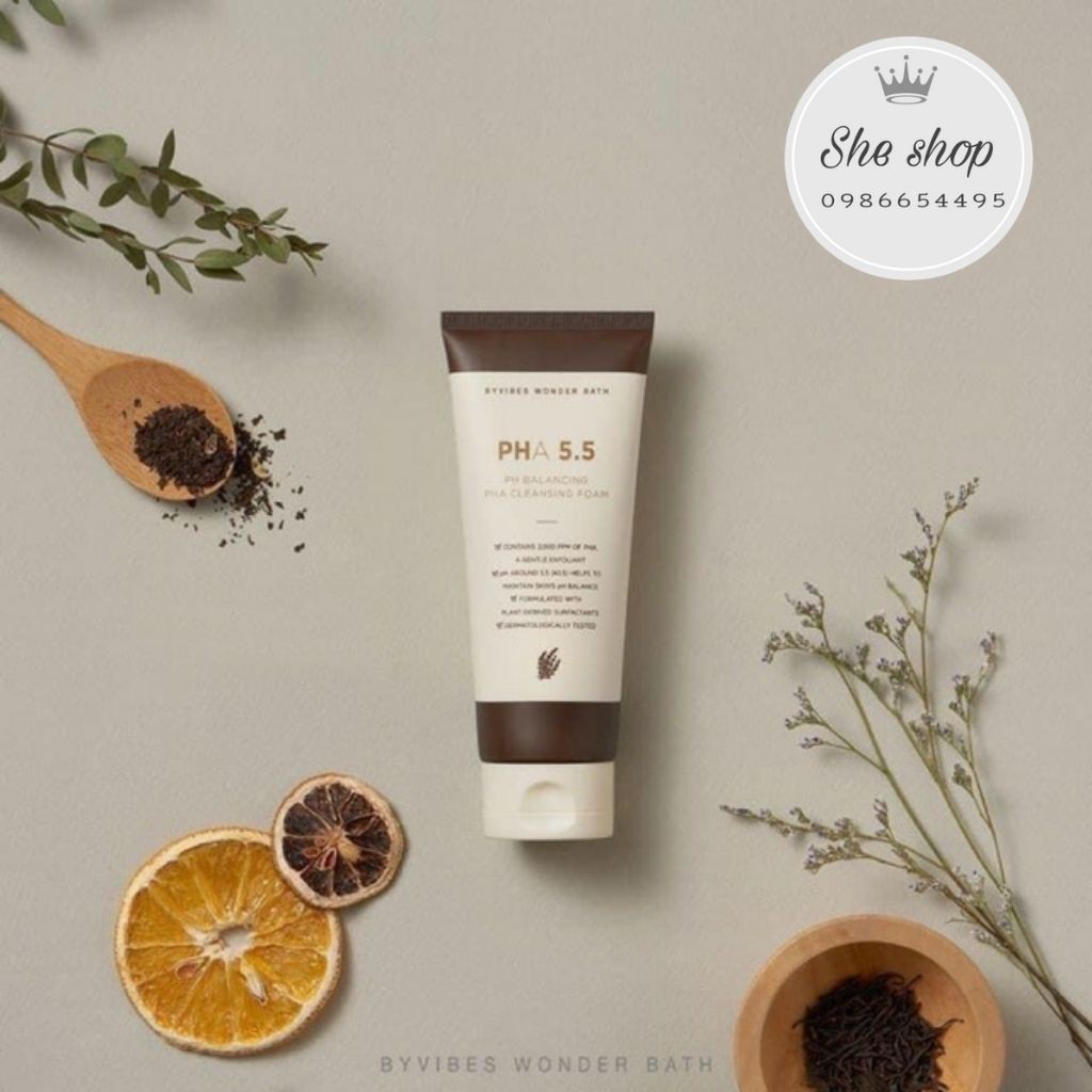 Sữa rửa mặt cân bằng PHA 5.5 | HÀNG CHÍNH HÃNG| Tạo bọt dịu nhẹ phù hợp ngay cả da nhạy cảm