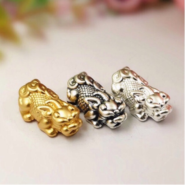 ✅ BÁN SỈ ✅ Charm Tỳ Hưu bạc vẩy rồng hàng đẹp - Bạc chuẩn loại 1, PH129