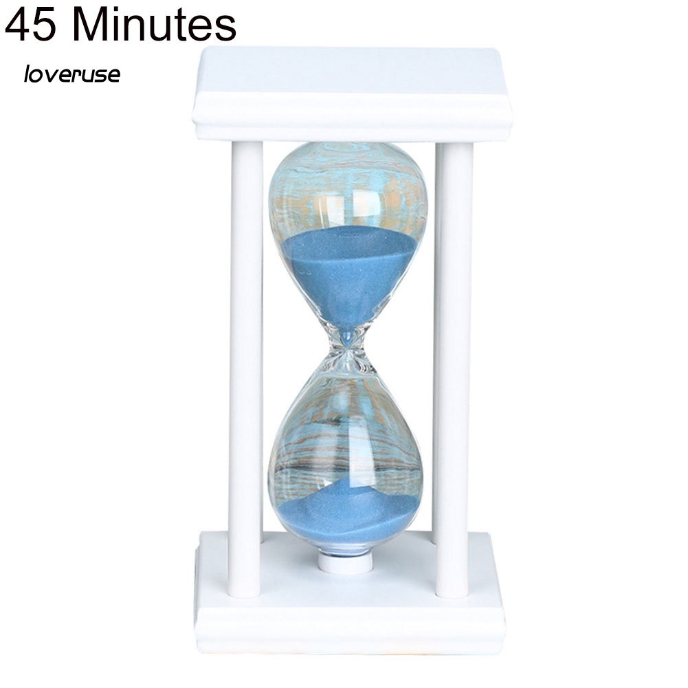 Đồng hồ cát 45/60 phút bằng gỗ trang trí nhà cửa