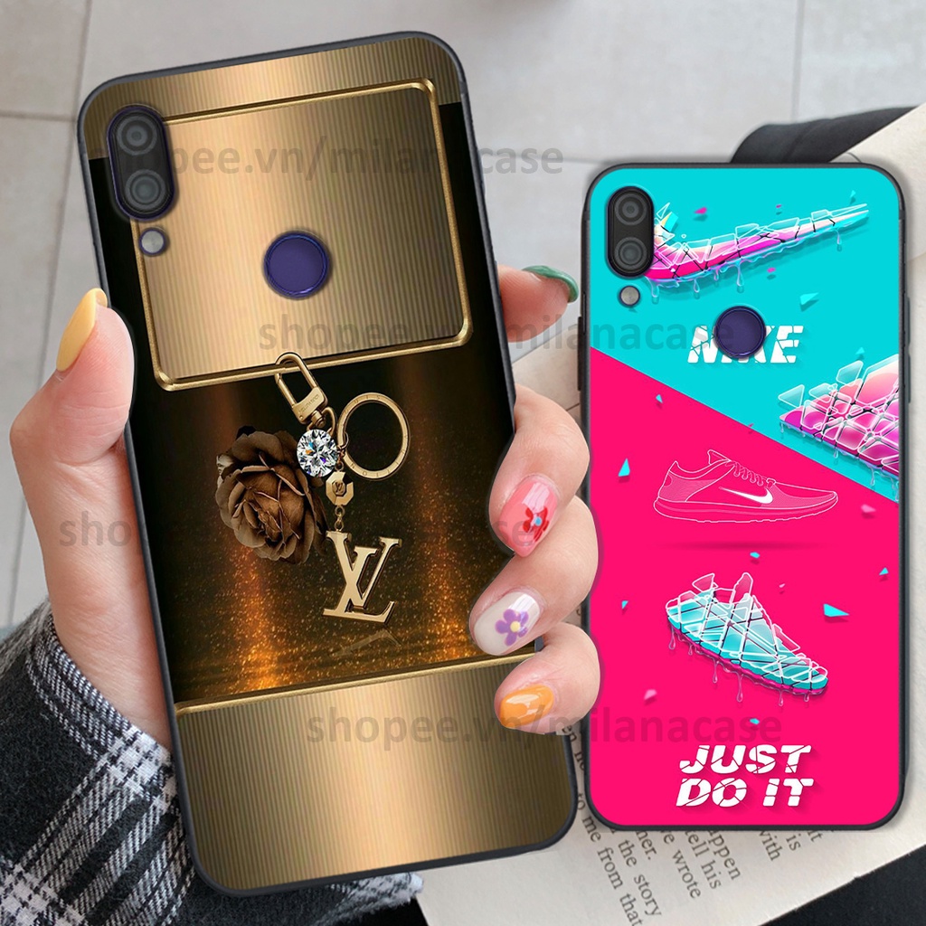 Ốp Xiaomi Redmi Note 7 in hình các thương hiệu nổi tiếng sang chảnh, đẳng cấp, cá tính