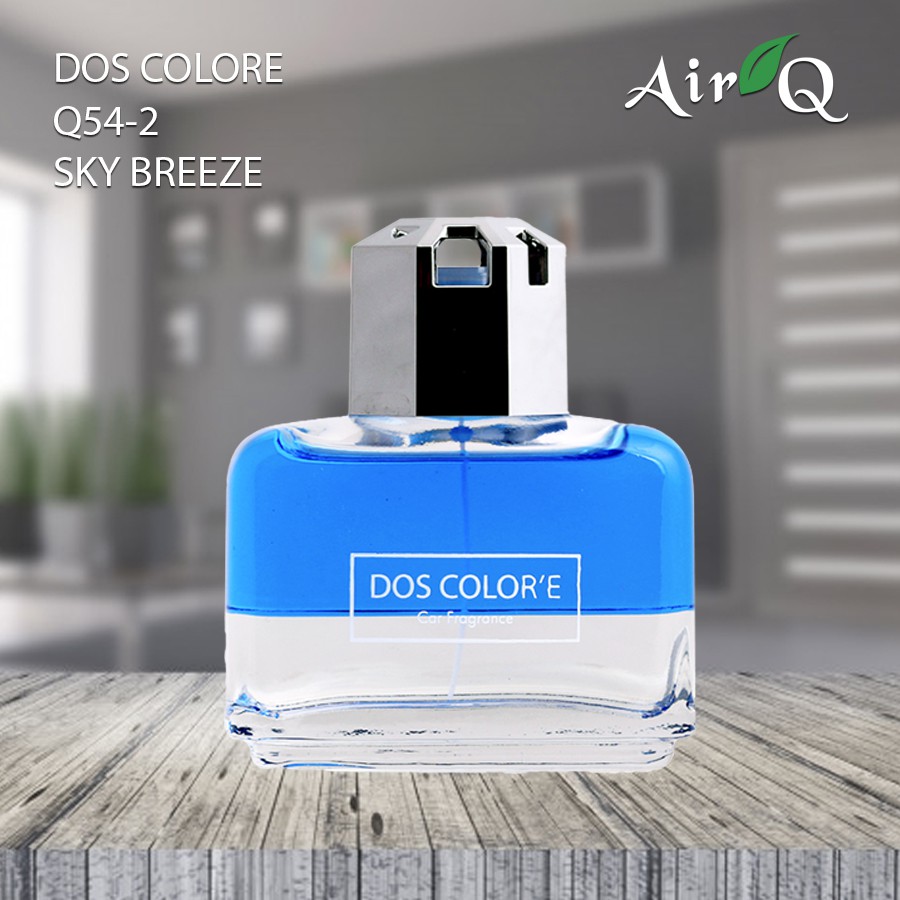 [Mã BMINC50 giảm 10% đơn 99k] Nước Hoa Ô Tô AIR-Q Dos Colore Q54-2 Sky Breeze 95ml - Nhập Khẩu Chính Hãng