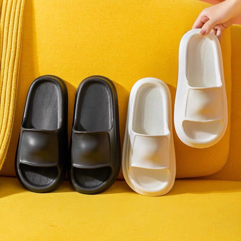 Dép bánh mỳ quai ngang nam nữ Quai Gân siêu êm