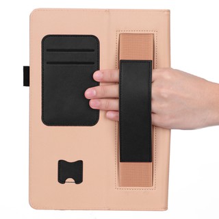 For HUAWEI T5 10.1 Retro Pattern PU Tablet Protective Case with Hand Support