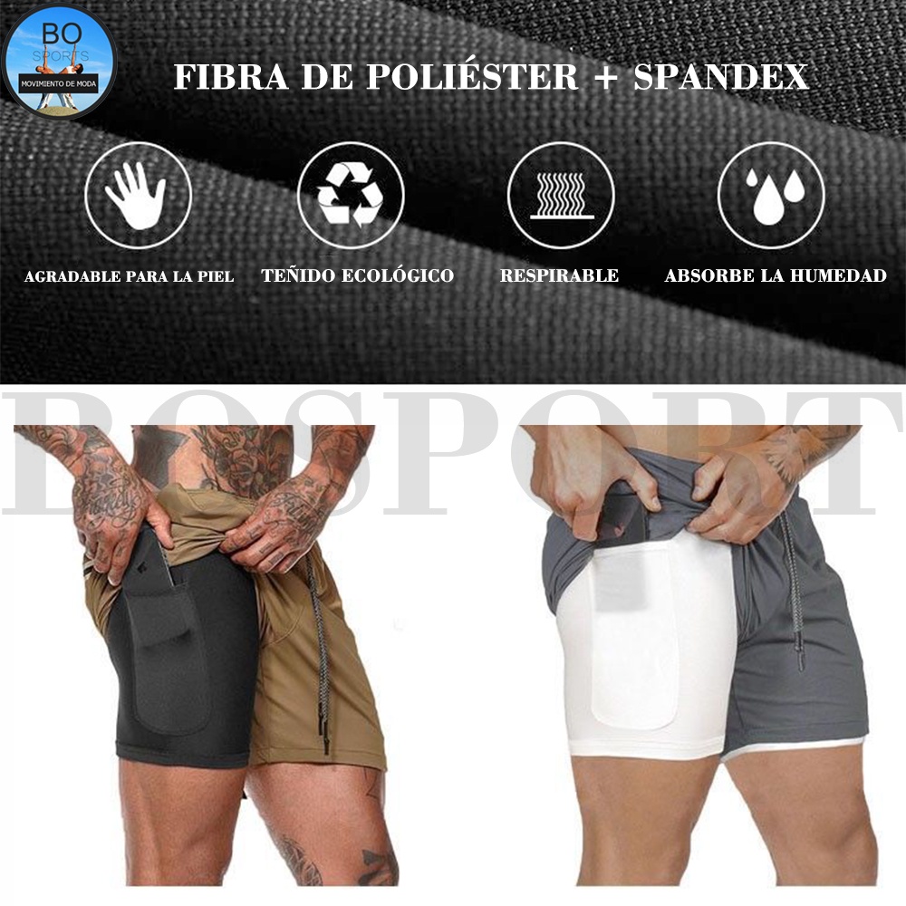 Quần Short Thể Thao 2 Trong 1 Nhanh Khô Thời Trang Mùa Hè Cho Nam