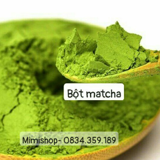 Bột matcha trà xanh chuyên dùng làm bánh, nama chocolate, trà sữa HSD 22/9/2022