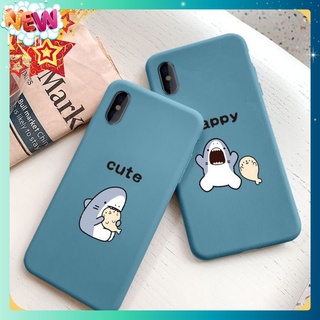 Ốp Lưng Iphone Cá Mập Happy Cute 6/6plus/6s/6splus/7/7plus/8/8plus/x/xr/xs/11/12/pro/max/plus/promax TPU b12