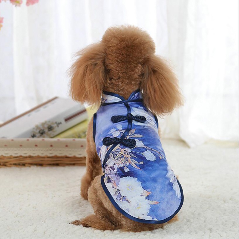 Đầm Sườn Xám Cho Chó Mèo Nhỏ
