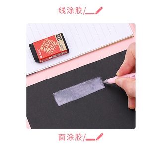 Peach Solid Glue Stick Pen Shape Candy Color Quick-drying High Viscosity Creative Students Stationery