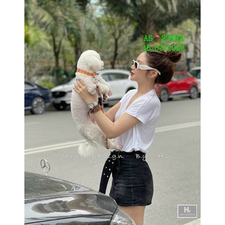 60-90KG A M BIGSIZE Áo cổ tim siu mát Basic M80