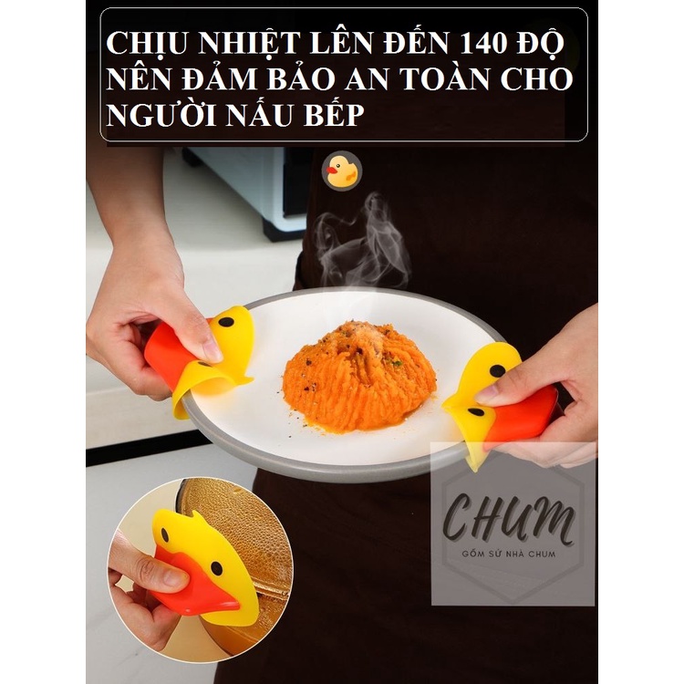 găng tay bắc nóng hình mỏ vịt dễ thương chumdecor NB98