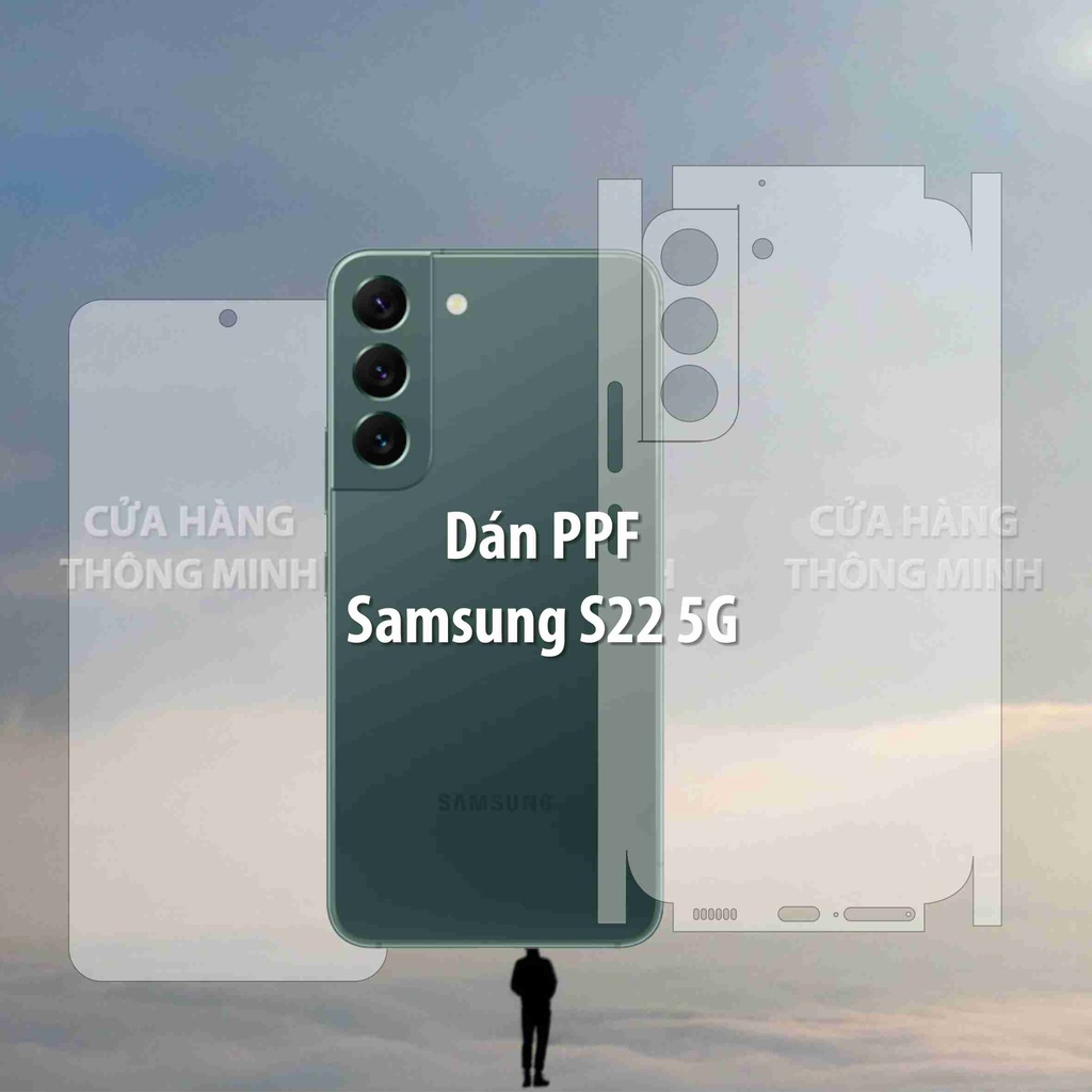 Tấm dán Samsung S22 5G dán PPF mặt trước/dán mặt sau/dán màn hình/dán mặt lưng Full viền chuẩn
