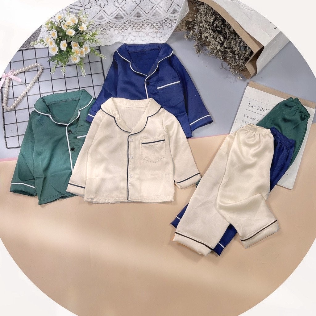 (8-20kg) Đồ bộ bé trai và đồ bộ bé gái QATE772 TB279 - bộ quần áo Pijama trẻ em TB71