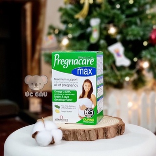 Vitamin tổng hợp cho bà bầu Pregnacare Max, Anh (84 viên) bổ sung Vitamin C, D3, DHA, Axit Folic cho bà bầu, mẹ sau sinh