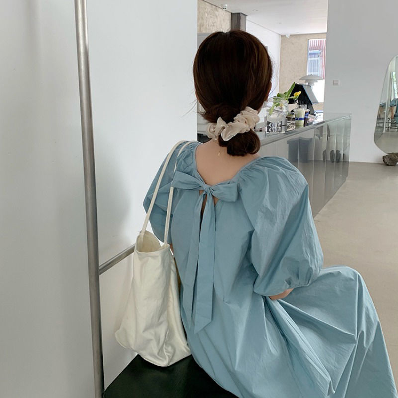 Đầm Kiểu Dáng Nhẹ Nhàng Thanh Lịch Phong Cách Nhật Bản