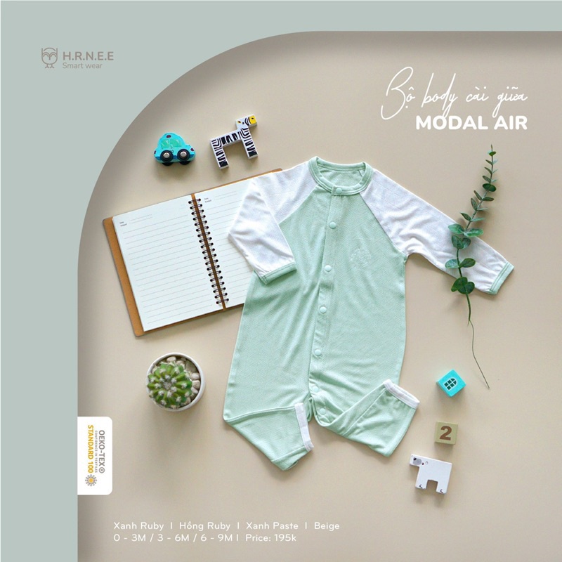 Bộ body dài tay modal air