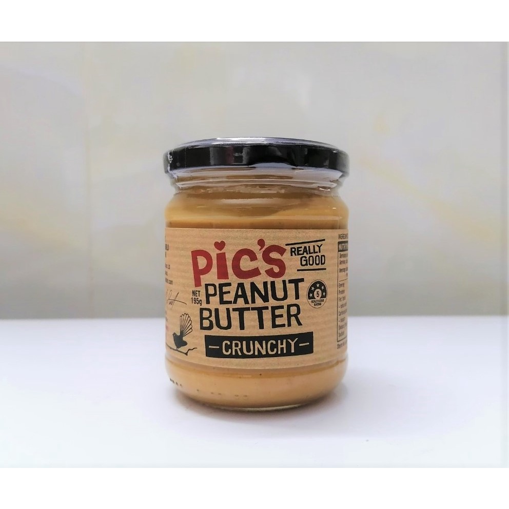 Lọ nhỏ 195g Nắp Đen BƠ ĐẬU PHỘNG HẠT New Zealand PIC S Peanut Butter thumbnail