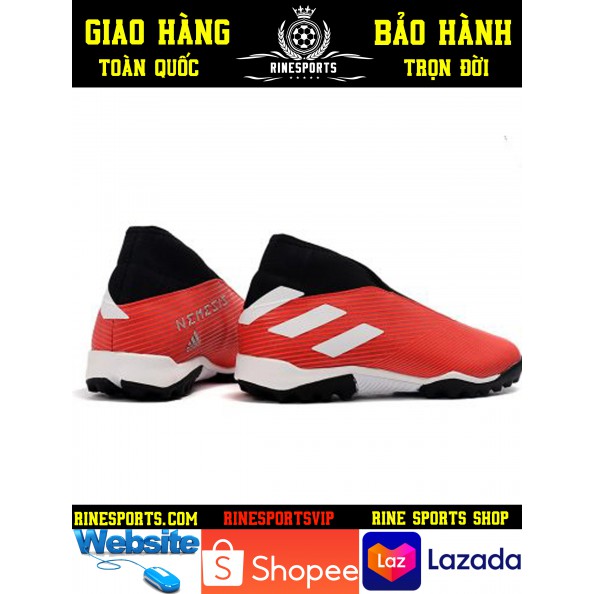 (HÀNG THAILAND) GIÀY BÓNG ĐÁ SÂN CỎ NHÂN TẠO 𝐀𝐝𝐢𝐝𝐚𝐬 Nemeziz đỏ CỔ CAO chéo.TF.CAM KẾT Y HÌNH-CAM KẾT HÀNG