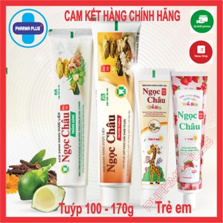 Kem Đáng Răng Ngọc Châu Người lớn loại truuyền thống, trắng sáng và Kem Đánh Răng Ngọc Châu Trẻ em