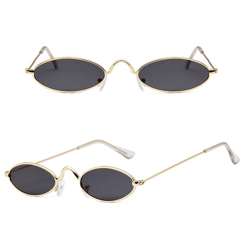 Kính Mát Gọng Oval Nhỏ Phong Cách Vintage Thời Trang Dự Tiệc Cho Nam Và Nữ JP5