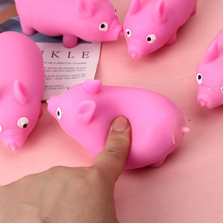 Heo Hồng Bóp Xả Stress/Heo Hồng Dẻo Bóp Mềm giảm căng thẳng chất lượng đảm bảo giá rẻ hàng sẵn