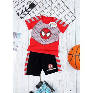 Bộ lửng siêu nhân nhện bé trai hàng cotton samkids