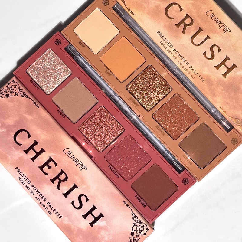 AUTH - OFF 25% PHẤN MẮT COLOURPOP 5 Ô MÀU CHERISH, CRUSH