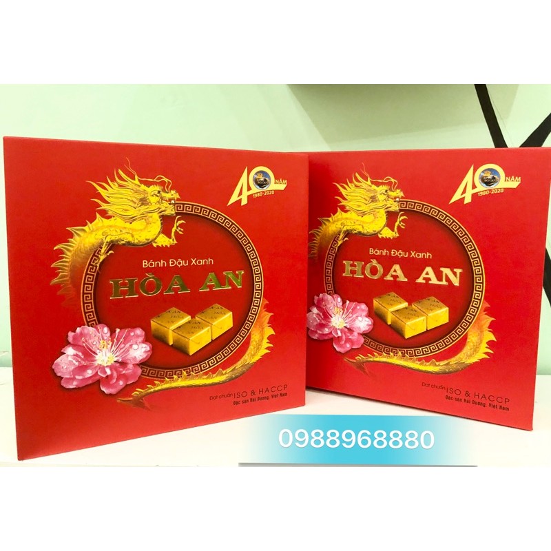 Bánh đậu xanh Hoà An - Hộp Như Ý 600g