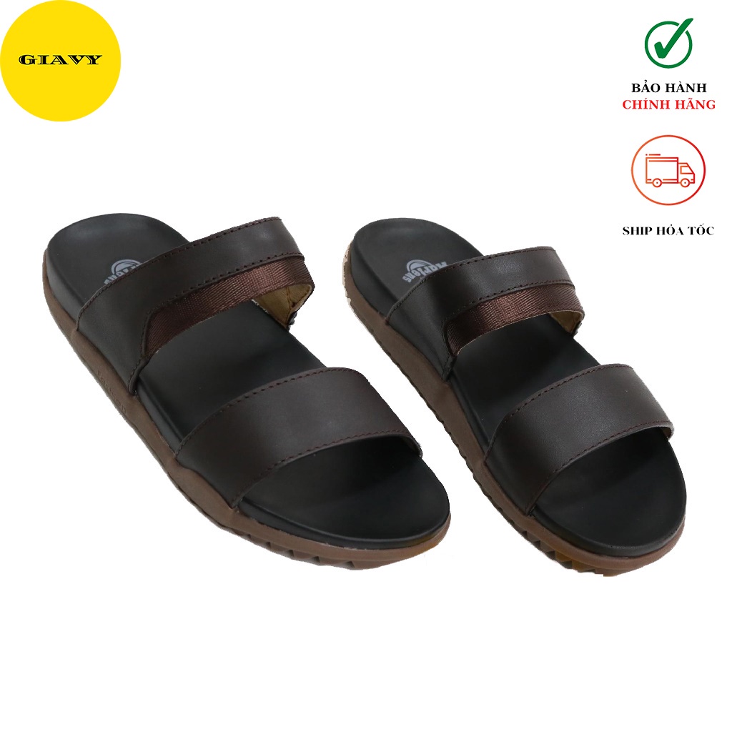 Dép da nam, dép nam thời trang đế doctor Z007 - GIÀY GIAVY