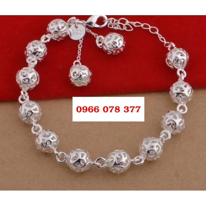 Lắc Tay Quả Cầu Trắng